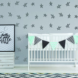 40x Star Stickers - Baby Shower Decor Set Vinyl Wall Twinkle Decal