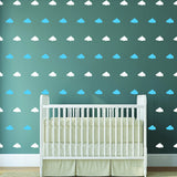 40x Cloud Wall Decals - Nursery Stickers Clouds Decal For Baby Room