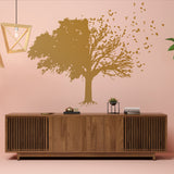 Tree Wall Decal Decor - Birds Leaf Branches Bedroom Living Room Decals