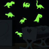 40x Glow In Dark Dinosaur Wall Room Decor Decal - Dinosaurs Art Boy Teen Kid Light Sticker Cool Boys Dino Glowing Vinyl Kids Decals Stickers