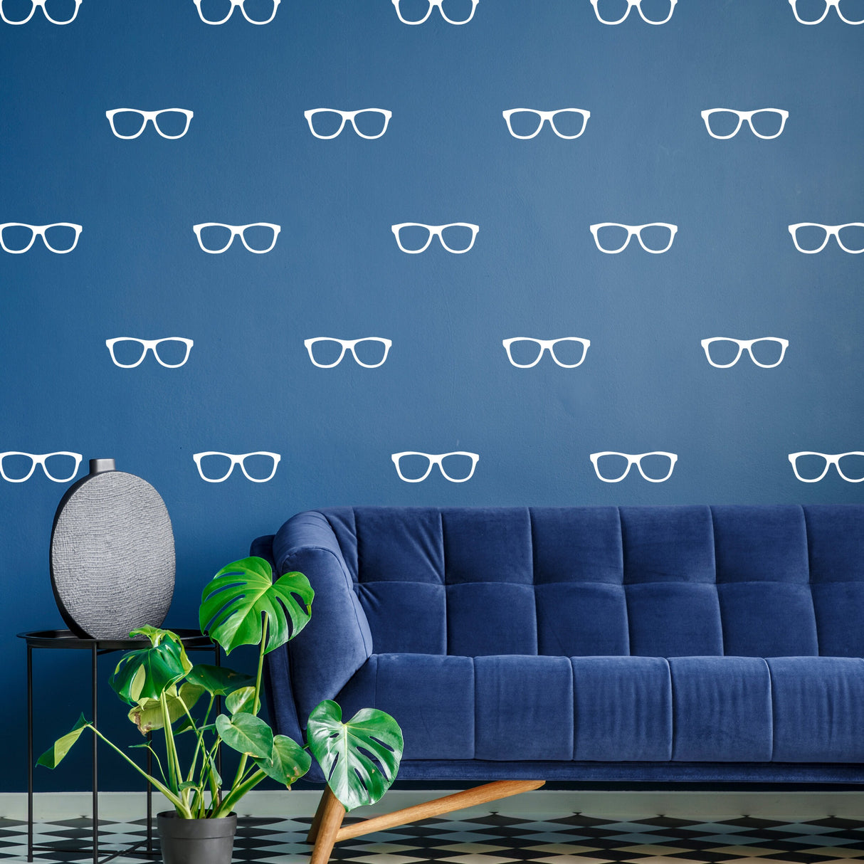 50x prillid seinakleebised – magamistoa elutoa prillide kleebis