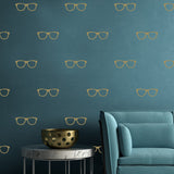 50x prillid seinakleebised – magamistoa elutoa prillide kleebis