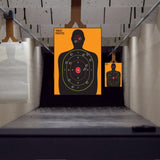 Range Shooting Targets Practice For Gun Rifle Pistol Airsoft Handgun - Large Outdoor Human Silhouette Paper Shoot Set - Decords