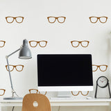50x Glasses Wall Decals Decor - Spectacles Sticker For Bedroom Living Room