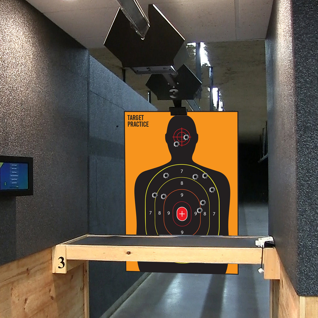 Range Shooting Targets Practice For Gun Rifle Pistol Airsoft Handgun - Large Outdoor Human Silhouette Paper Shoot Set