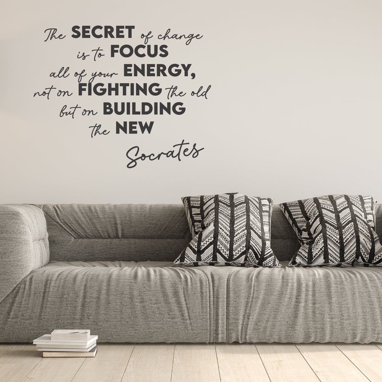 Lockdown Positive Quote Sticker - Inspirational Wall Decor Vinyl Decal For Adult