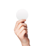215x White Round Circle Dot Stickers - Small Blank Adhesive Removable 2 Inch Sticky Decals