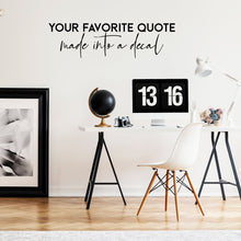 Load image into Gallery viewer, Customizable Vinyl Lettering - Design Your Own Personalized Quote Sticker

