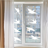 24x Window Decal For Bird Strike Glass Anti Collision Cling Sticker - Deterrent Safety Anticollision Prevent Frosted Protector Film