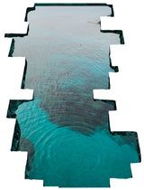 3d Floor Sea Decal - The Flooring Ocean Hole Sticker Decor For Kid Living Room Bathroom