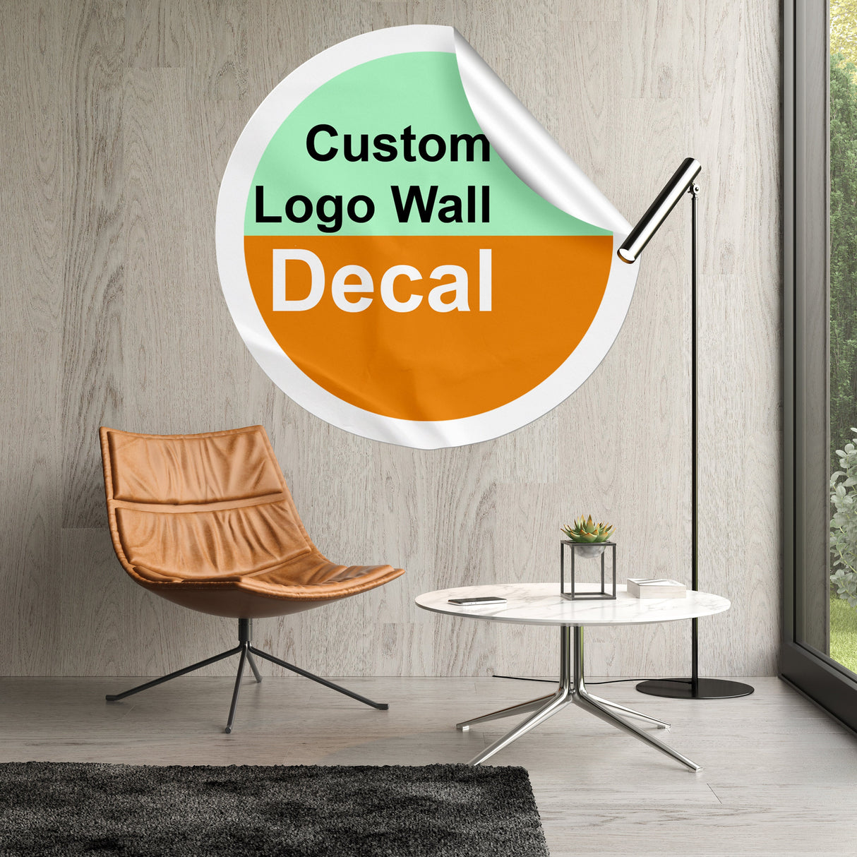 Logo Wall Stickers for Business Customized Decals