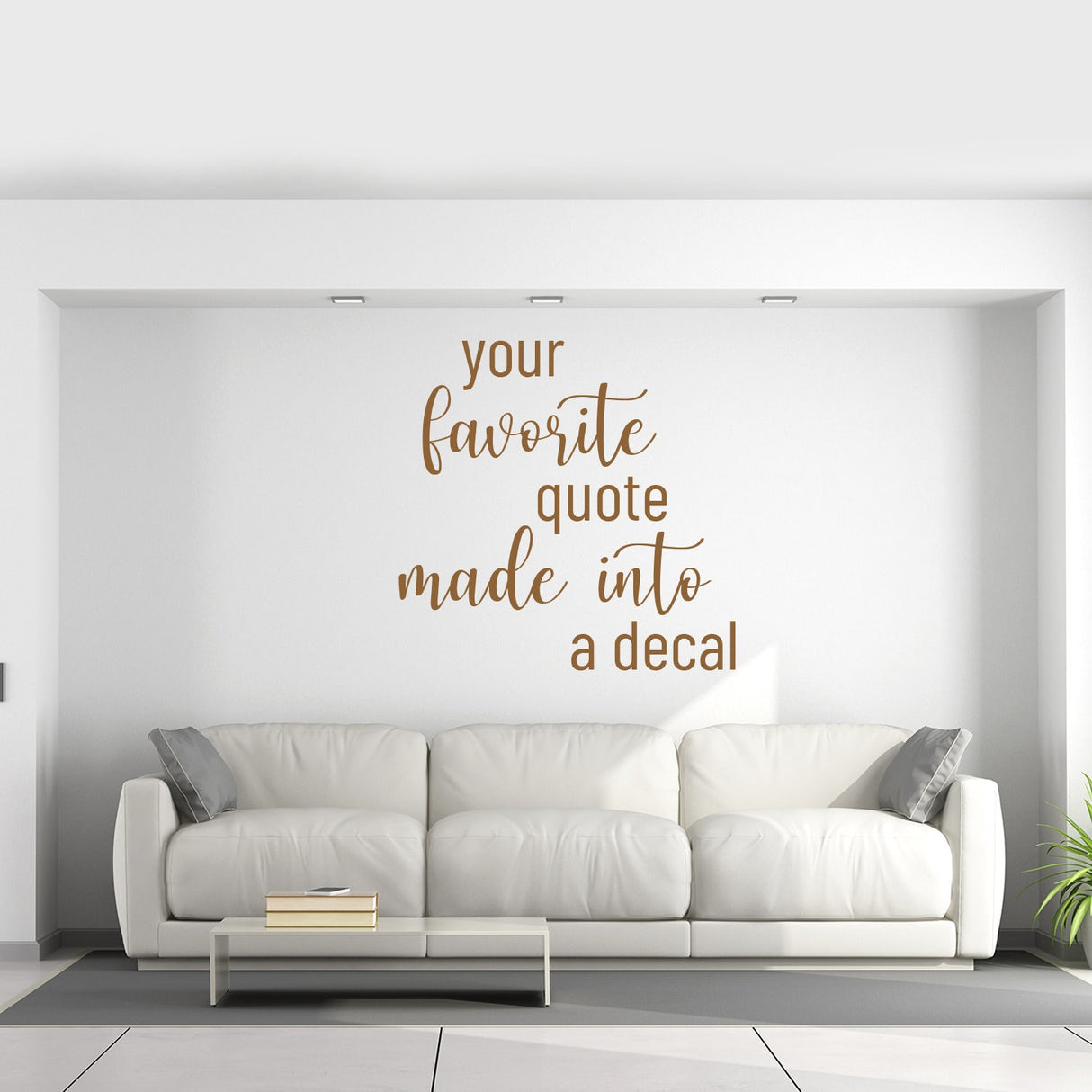 Custom Text Quote Decal - Personalized Name Vinyl Customized Letter Wall Sticker