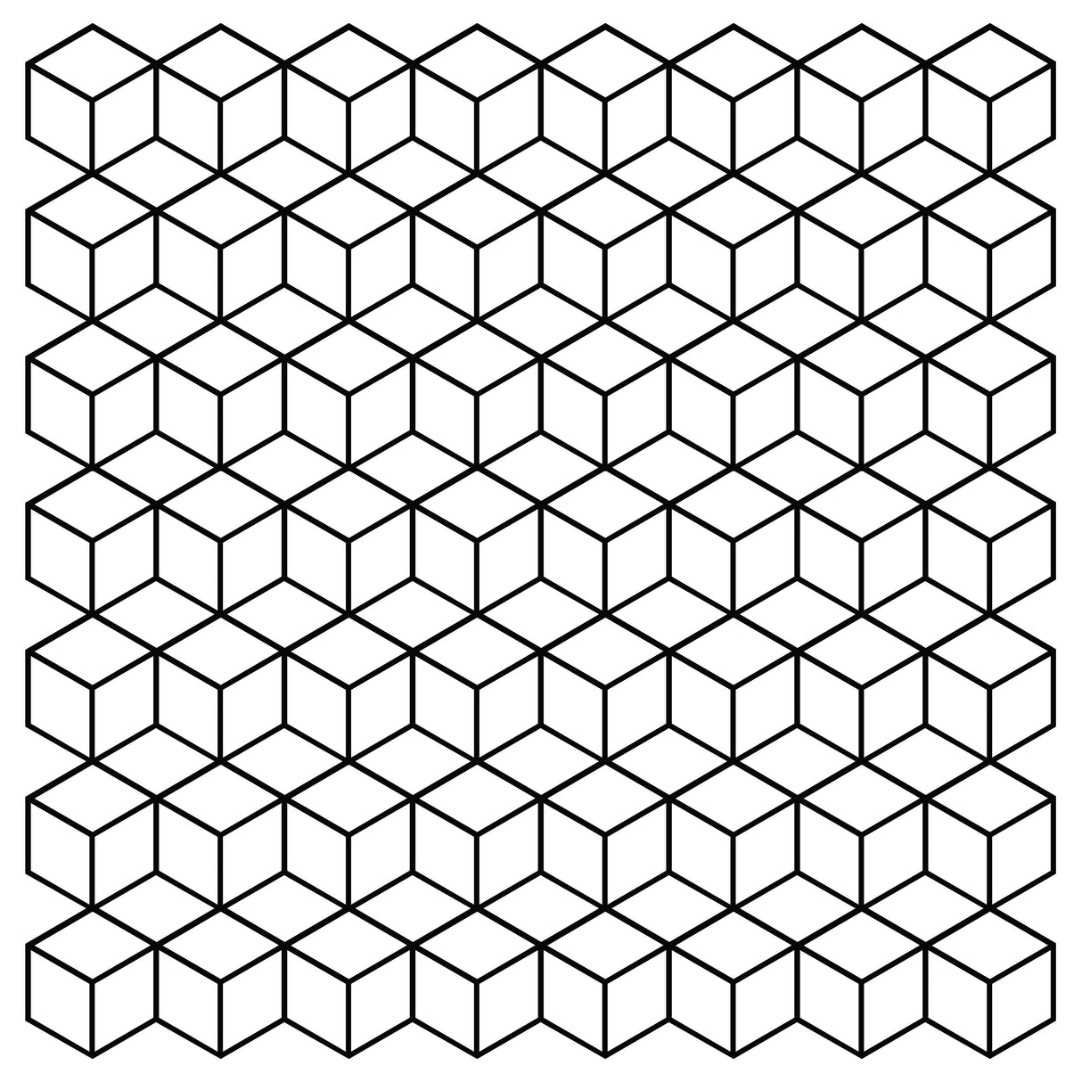 Geometric Wall Mural Decal - Hexagon Honeycomb Vinyl Bedroom Sticker