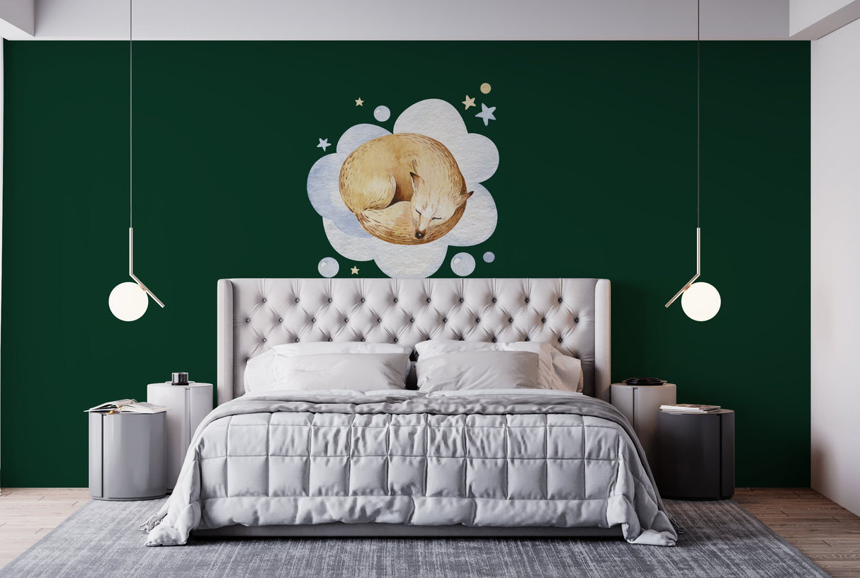 Baby Nursery Wall Decor Sticker - Animal Cloud Dream Decal For Boy Girl Room