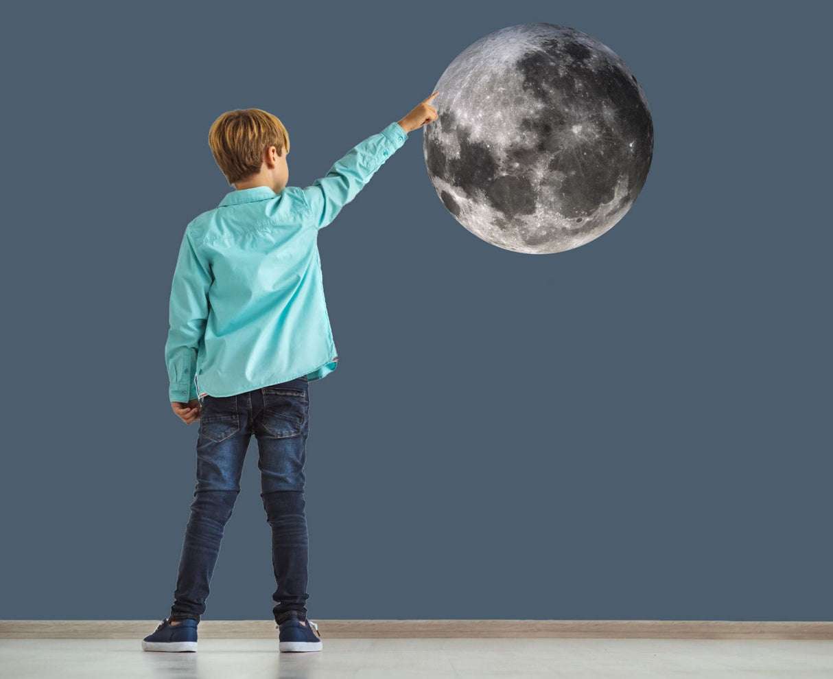 Täiskuu seinakleebis – Kuu tagumise faasi kleebis