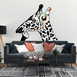 Thinking Giraffe Sticker - Inspired by Banksy Art Vinyl Dj Baksy Wall Decal - Decords