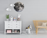 Full Moon Wall Sticker - Moon Back Phase Decal