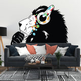 Lion Wall Sticker - Lions Head Decal - Decords