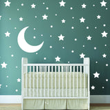 Stars Wall Decals Pack - Nursery Confetti Vinyl Stickers Decoration