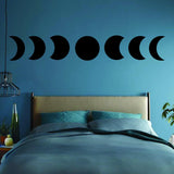 Moon Phase Wall Decor Sticker - Moon Phases Vinyl Decal - Decords