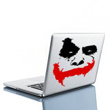 Joker Wall Sticker For Decor - Funny Smiling Clown Face Black Vinyl Decal
