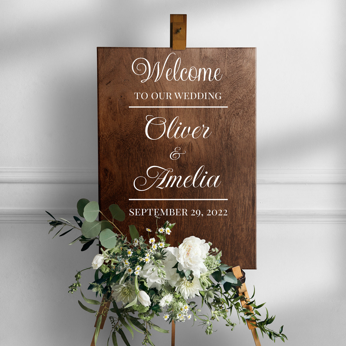 Tere tulemast meie pulmasildi kleebisele – kohandatud nimega vinüülkleebis peegelpulmatseremooniale