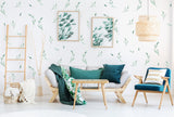 Olive Botanical Vinyl Wall Stickers: Redefine Your Area with Natural Sophistication