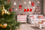 Koerte jõulupuu seinakleebis – veidrad koerateemalised seinakleebised pühadeks
