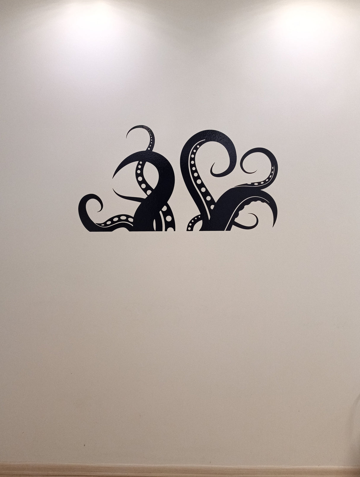 Octopus Tentacles Vinyl Wall Art Sticker - Bathroom Ocean Sea Creature Decor Die Cut Decal