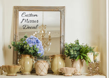 Load image into Gallery viewer, Customized Glass Mirror Sticker: Personalized Elegant Reflection, Captivating Glass Decal

