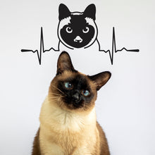 Load image into Gallery viewer, Siamese Cat Wall Sticker - Adorable Feline Vinyl Wall Art Decal
