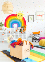 Rainbow Wall Sticker - Nursery Baby Room Decoration Colorful Vinyl Decal