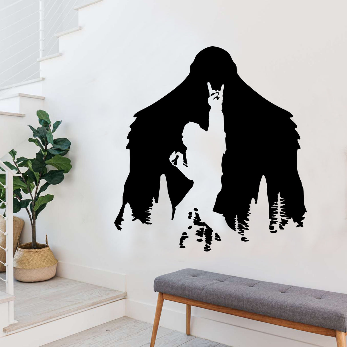 Intriguing Yeti Decal - Enigmatic Bigfoot Sticker for Wall Art and Graphics
