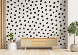 250x Polka Dots Wall Decal - Irregular Modern Dot Stickers