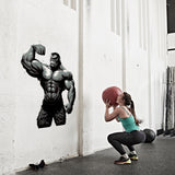 Gym Wall Decal Muscled Gorilla - Power Fitness Vinyl Sticker