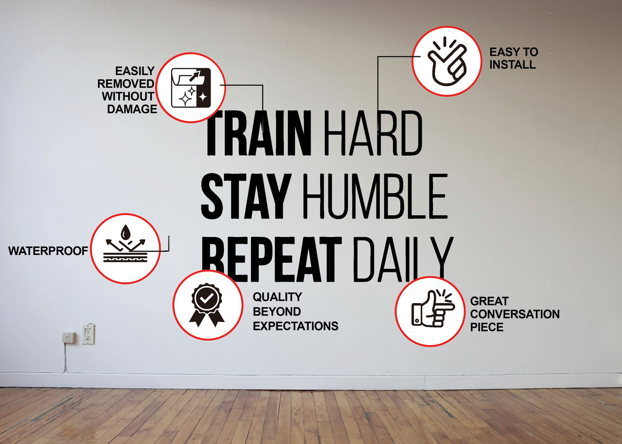 "Inspire Your Workout Journey" - Motivational Fitness Wall Decal Sticker