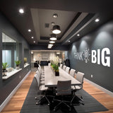 Thing Big Wall Art Sticker for Office Success - Thinking Smart Inspirational & Motivational Conference Room Decor Decal