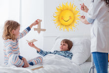 Load image into Gallery viewer, Whimsical Radiant Sunburst Wall Sticker - Vinyl Decal for Kid&#39;s Area
