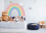 Charming Boho Style Rainbow Wall Sticker - Nursery Room Cute Decal Decor