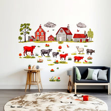Load image into Gallery viewer, Farmyard Wall Decals: Whimsical Countryside Kids Room Transformative Decorations

