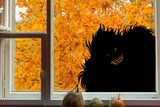 Halloween Monster Window Decal - Creepy Silhouette Stickers for Doors & Garage - Decords