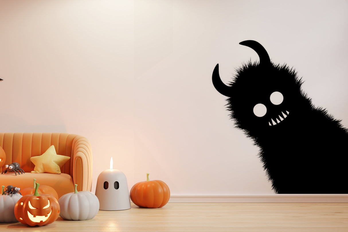 Halloween Haunting Window Art - Monster Shadow Sticker