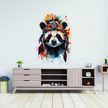Load image into Gallery viewer, Panda-themed Wall Sticker, Removable Paradise Panda Decal for Wall Decor
