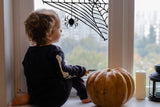 Halloween Spider Web Window Decal - Corner Glass Sticker
