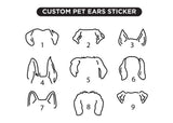 &quot;Personalized Dog Tattoo Decal&quot;