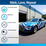 Thin Line Car Body Vinyl Stickers - Geometric Auto Side Decals - Tune Your Vehicle with Stylish White Stripes - Decords