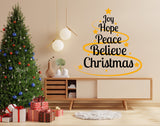 Heartwarming Christmas Decorative Sticker