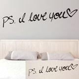 Custom Personalized Handwriting Sticker - Hand Writing Quote Gift Wall Drawn Vinyl Decal