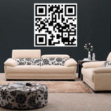 Custom Qr Code Sticker -  Personalized Design Scan Wall Business Vinyl Waterproof Decal - Decords