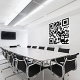 Custom Qr Code Sticker -  Personalized Design Scan Wall Business Vinyl Waterproof Decal - Decords